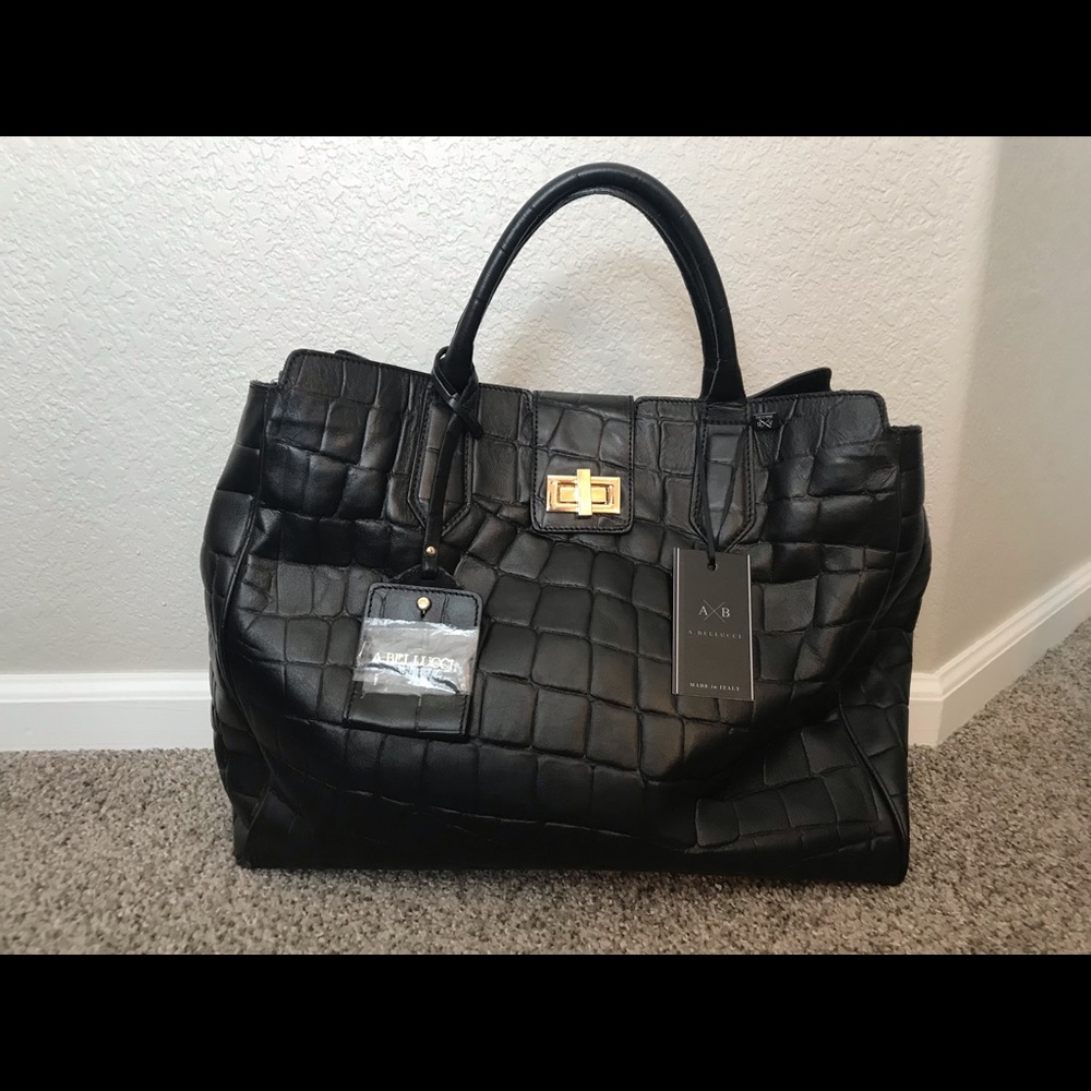 A Bellucci Croc Purse
